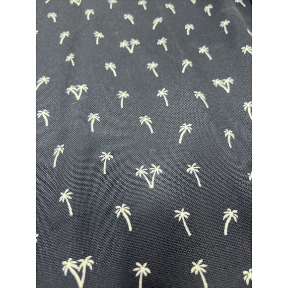 BONOBOS GOLF Slim Fit Polo Shirt Mens Medium Navy‎ Palm Tree Golf Short Sleeve - Picture 3 of 8